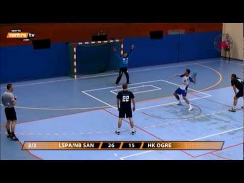 Raitis Purins saves 7-metre penalty shot