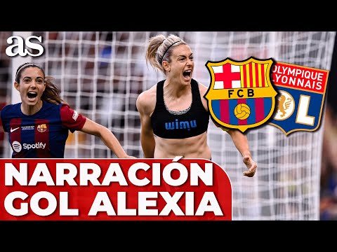 The GOAL of ALEXIA PUTELLAS in the FINAL of the CHAMPIONS | BARCELONA 2 - Lyon 0 | narration CARO...