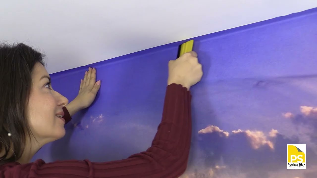 How to Install a Peel and Stick Mural (Step-by-Step Tutorial) - PASWM