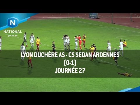 J27 : Lyon Duchère AS - CS Sedan Ardennes (0-1), le résumé