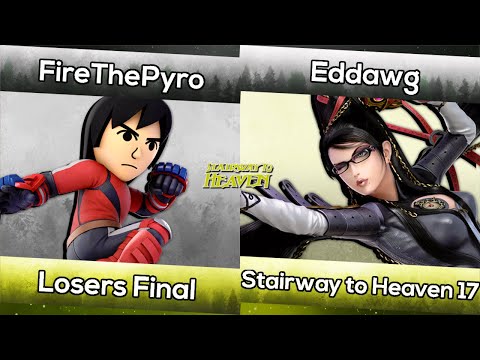 FireThePyro (Mii Brawler) vs. Eddawg (Bayonetta) | Stairway to Heaven #17 | Smash Ultimate LFs