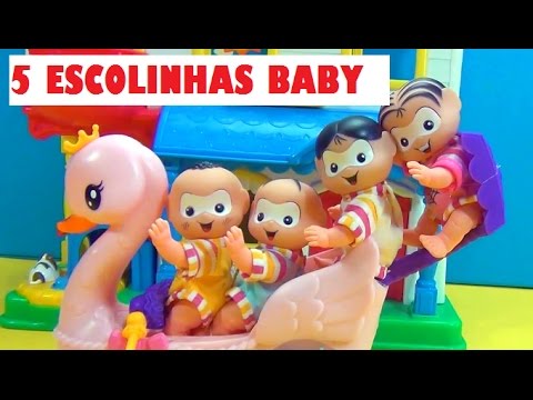 5 ESCOLINHAS BABY - TURMA DA MÔNICA BEBÊS - 5 EPISÓDIOS MÔNICA BABY - DIVIRTA-SE ! #TiaCris