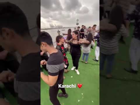 Karachi Beach ❤️ #dance #vibes #cruise #dj