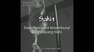 Download lagu Story Wa | Quotes Fachruddin Faiz | Sakit mp3