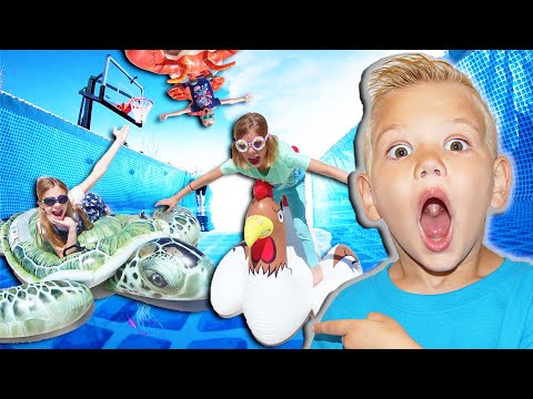 Don’t Fall Off The Float Or Your OUT With Lifeguard and Swamp Monster!