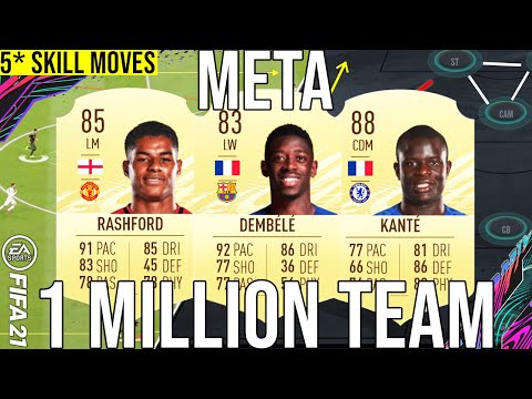 BEST META 1 MILLION COIN TEAM (5* SKILL MOVES) SQUAD BUILDER TO GET MORE WINS! FIFA 21 ULTIMATE TEAM