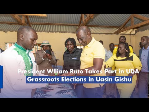 President Ruto Takes Part in UDA Grassroots Elections in Uasin Gishu