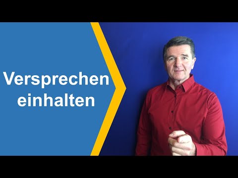 Versprechen einhalten