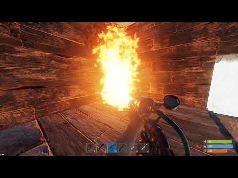 Rust flamethrower raid