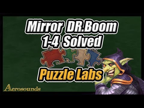 Puzzle Labs Dr Boom Mirror Challenges 1-4 Solved!