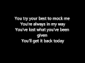 Three Days Grace - Born Like This Lyrics 