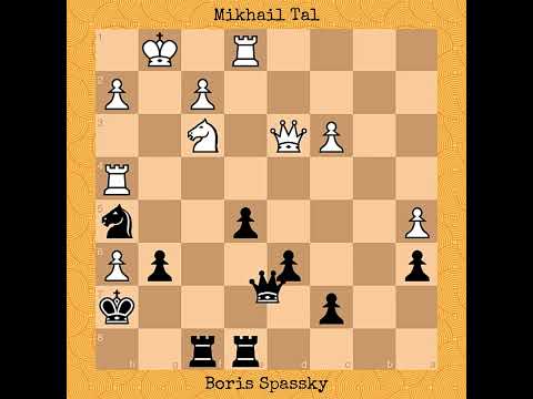 Mikhail Tal vs Boris Spassky | Candidates Final, 1965 #chess