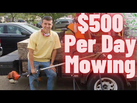 , title : 'How To Make $500 A Day Mowing Lawns- Solo Mowing Business'