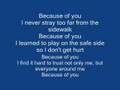 Kelly Clarkson Because Of You Instrumental Version