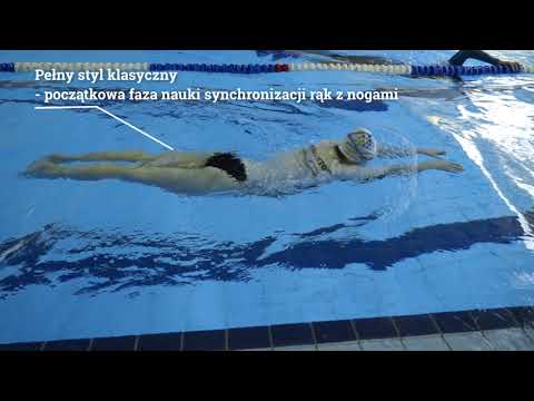 Nauka pływania -  Styl klasyczny (żabka) - Synchronizacja ręce - nogi