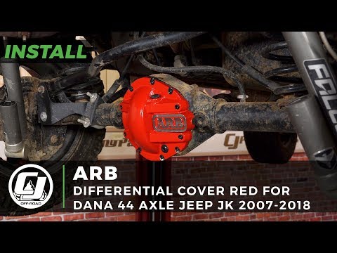 2007-2018 Jeep Wrangler JK with a Dana 44 Axle Install: ARB Red Differential Cover