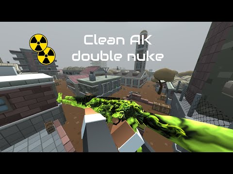Clean double nuke with AK | Krunker