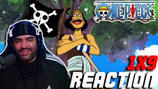 One Piece - 1x9 The Honorable Liar? Captain Usopp! ANIME REACTION | FIRST TIME WATCHING