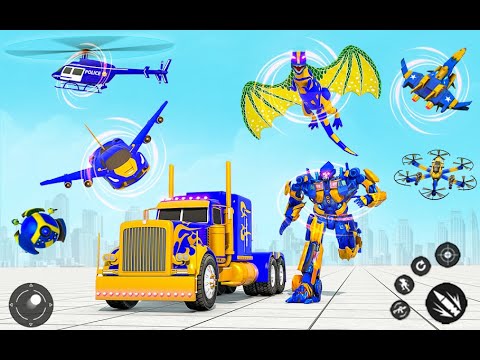 Police Car Robot Transform War Game || 3D Unity Best Police War Game