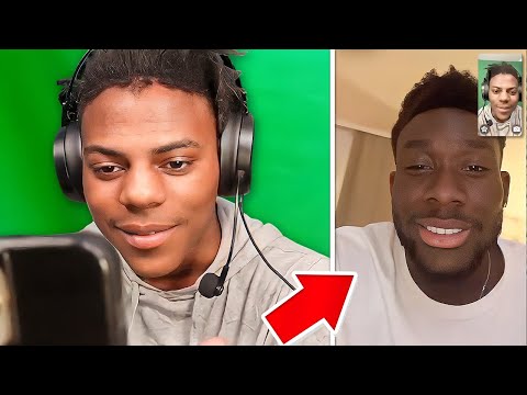 iShowSpeed FACETIMES Alphonso Davies (Anthony Davis)