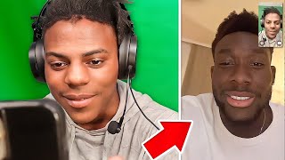 iShowSpeed FACETIMES Alphonso Davies (Anthony Davis) MQDEFAULT Thumbnail