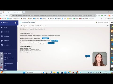 SAM Capstone Project 1a Excel Modules 1-3 Ensight Healthcare Consultants Updated 2024 Tutorial
