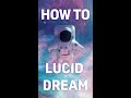 what IS a LUCID DREAM?