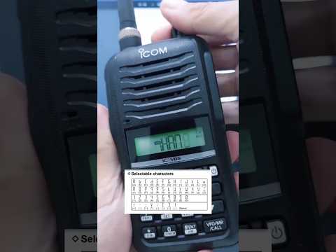 HOW TO PROGRAMMING CHANNEL NAMES ICOM IC-V86??? SAVE THIS VIDEO FOR TRY LATER! #icom #jepang #japan