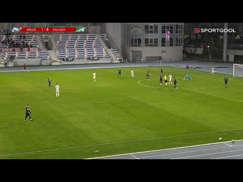 Skrót meczu Broń Radom - Mławianka (1:1)