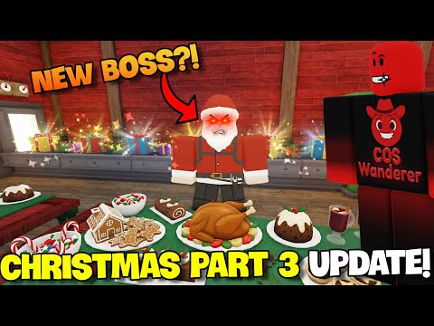NEW BOSS?! + Santa Workshop Update | 99 Nights in a Forest