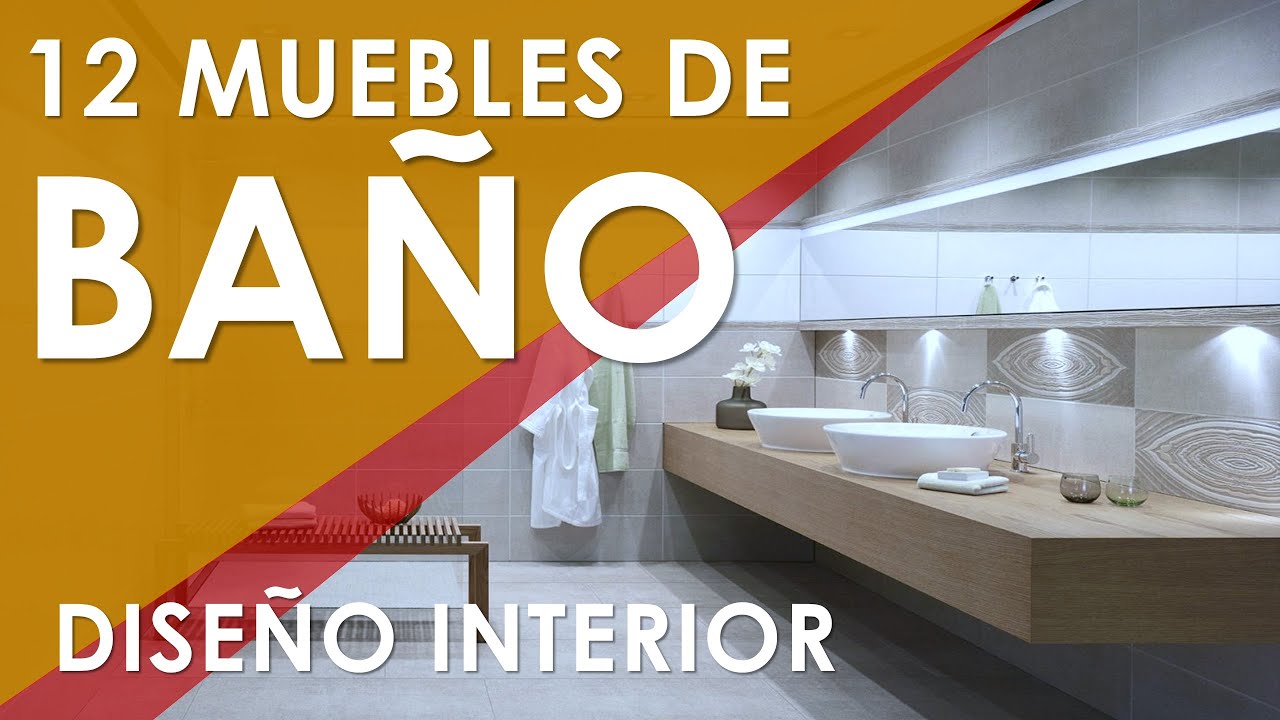 ✔️ MUEBLES DE BAÑO: Muebles para baños de actualidad, colores, formas, texturas, diseños y estilos.