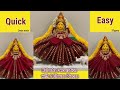 Quick And Easy Varamahalakshmi Saree Draping How To Drape Saree For Varamahalakshmi Kalasha