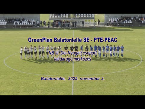 GreenPlan Balatonlelle SE - PTE-PEAC