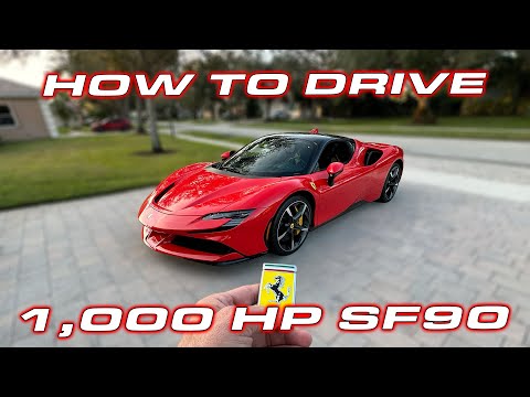 How to drive the 1,000 HP Ferrari SF90 Stradale