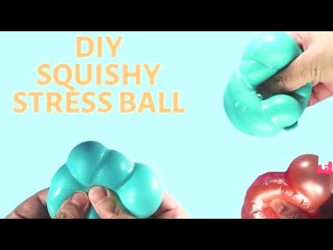 DIY balloon fidget toys, How to make net stress ball with TAPE, DIY SQUISHY STRESS BALL