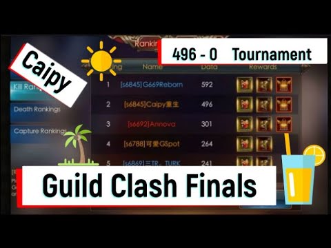Guild Clash Finals - G669UNIT - Caipy - 496 Kills 0 Deaths