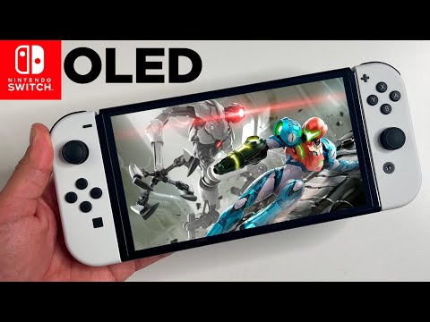 Nintendo Switch OLED Gameplay of Metroid Dread