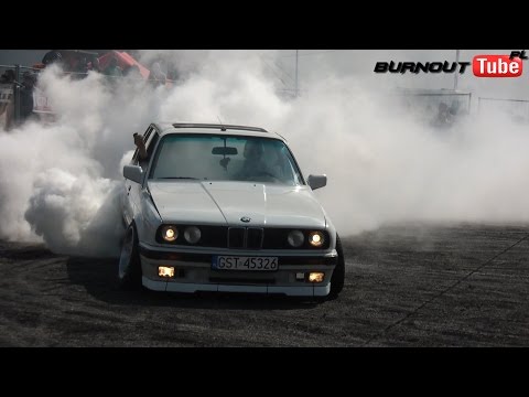 Palenie gumy BMW E30 320 "BARTUŚ" (3) - Majówka z BMW 2017 #6