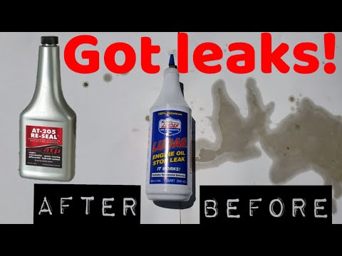 Engine oil stop leak isn't safe? AT-205 Re-Seal vs Lucas Oil Stop Leak