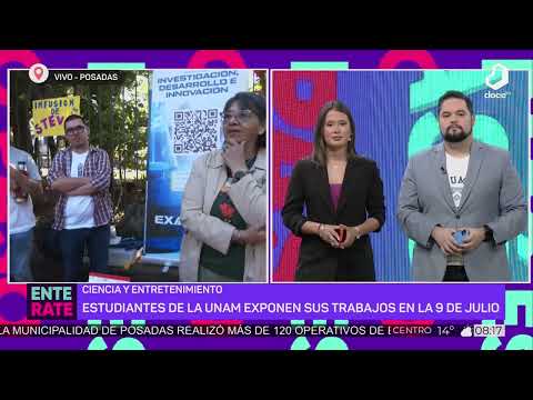 #Enterate: kermes científica en la plaza 9 de Julio de Posadas