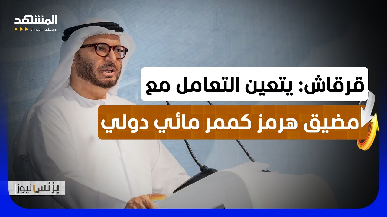 قرقاش: لا ينبغي أن تسيطر أي دولة بمفردها على مضيق هرمز - بزنس نيوز
