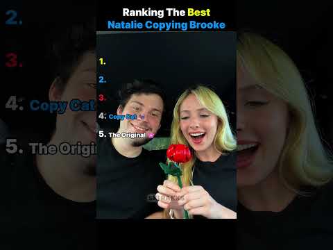 Ranking The Funniest Natalie Copying Brooke Monk Moments 👯‍♀️ #shorts #nataliereynolds #brookemonk