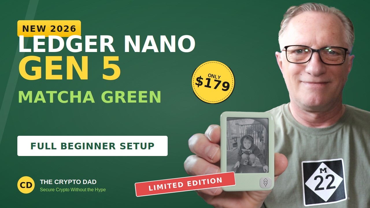 Best Hardware Wallet for Beginners in 2026? Ledger Nano Gen 5 Matcha Green Setup