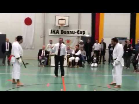 Ünal Ay gegen Mesut Akyildiz Bühlertal - JKA Kumite Karate  -  14.03.2015