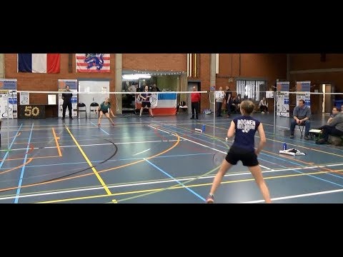 Women's singles final B2 : Amber Boonen vs Kira Destoop 19/01/2020