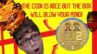 UNBOXING AND REVIEW - SUPER MARIO BROS 35TH ANNIVERSARY NINJI SPEEDRUNS COIN