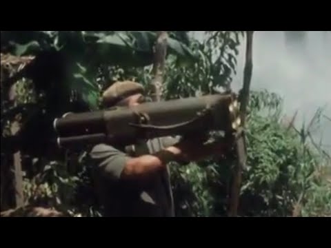M202 Flash Rocket launcher fired In Cambodia