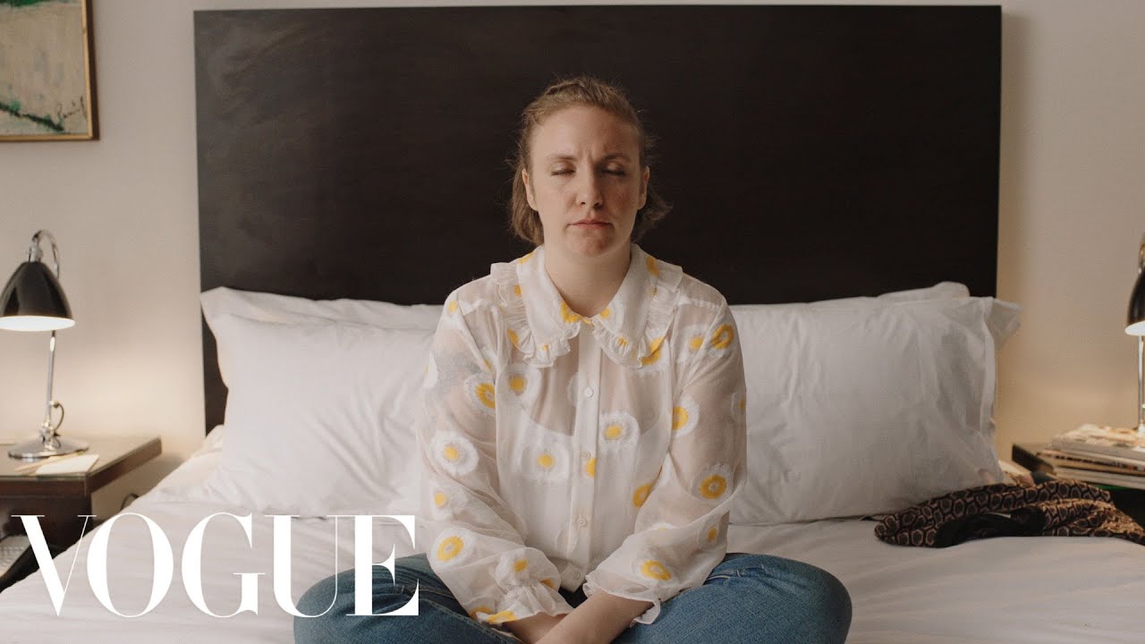 Lena Dunham Tries Meditation - Vogue