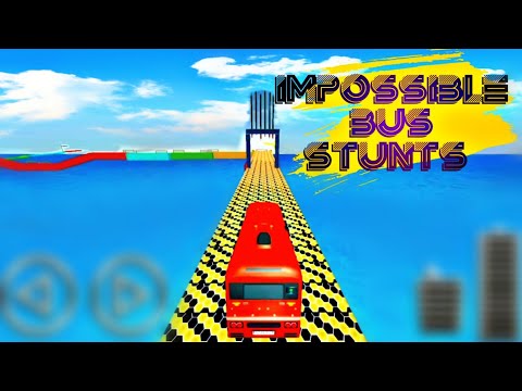 Impossible Bus Stunt Driving - Free Bus Games 2020 || Android Gameplay