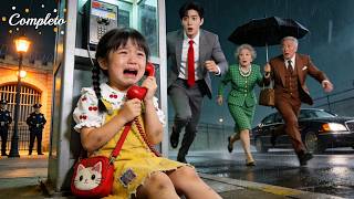 Mamá acusada a prisión;Pobre niña gastó última moneda X llamar a Papá CEO—él la recogió en porsche!